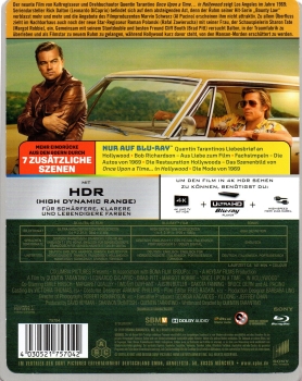 Once Upon a Time In... Hollywood - Steelbook von Sony Pictures - 4K Ultra HD Blu-ray / Blu-ray - Neu & OVP